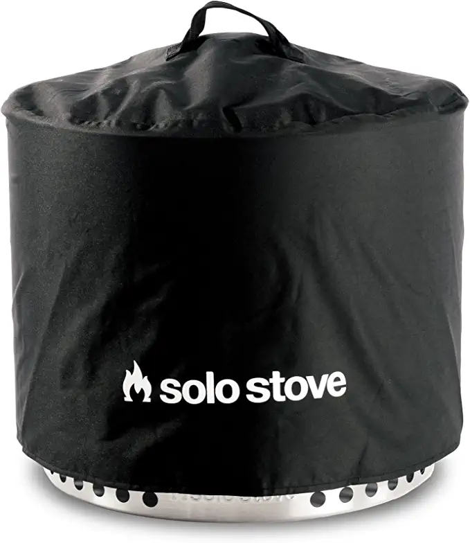 Solo Stove Bonfire Shelter, Protective Fire Pit Cover for Round Fire Pits, Weather resilient, Great Fire Pit Accessories for Camping and Outdoors, Black