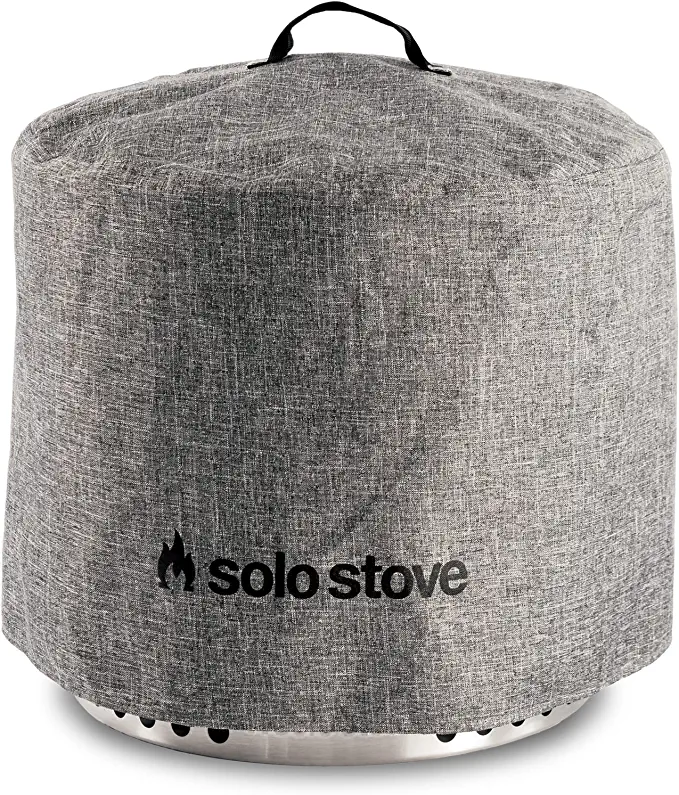 Solo Stove Bonfire Shelter, Protective Fire Pit Cover for Round Fire Pits, Weather resilient, Great Fire Pit Accessories for Camping and Outdoors, Grey