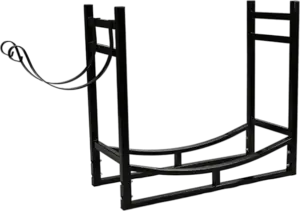 Sunnydaze Firewood Rack with Kindling Holder