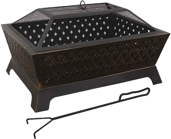 Dellonda 35 Rectangular Outdoor Fire Pit