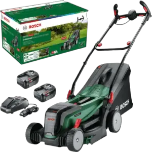 Bosch Home and Garden Cordless Lawnmower UniversalRotak 2x18V-37-550